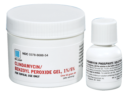 CLINDAMYCIN PHOSPHATE and BENZOYL PEROXIDE Gel 1%/5%