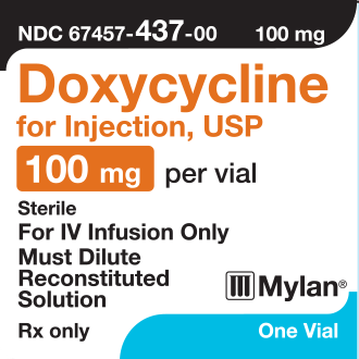 DOXYCYCLINE for Injection, USP 100 mg