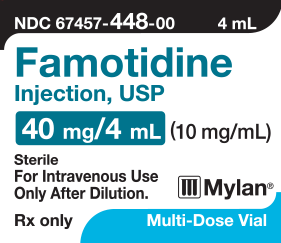 FAMOTIDINE Injection, USP 40 mg/4 mL (10 mg/mL)