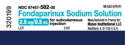 FONDAPARINUX SODIUM Injection, Solution 2.5 mg/0.5 mL (5 mg/mL)