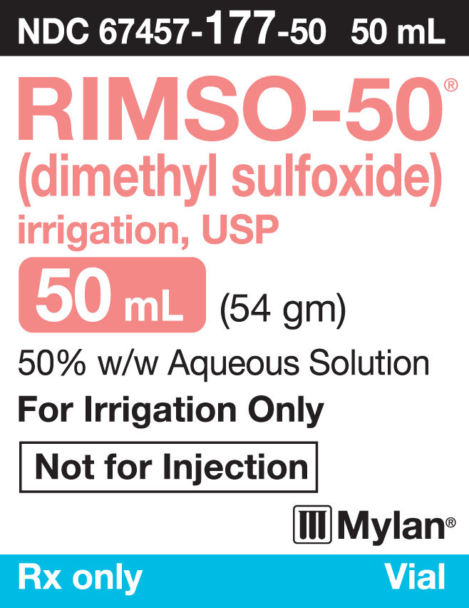 RIMSO-50®* (dimethyl sulfoxide) Irrigation, USP 50 mL (54 gm)
