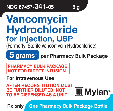 VANCOMYCIN HYDROCHLORIDE for Injection, USP 5 g