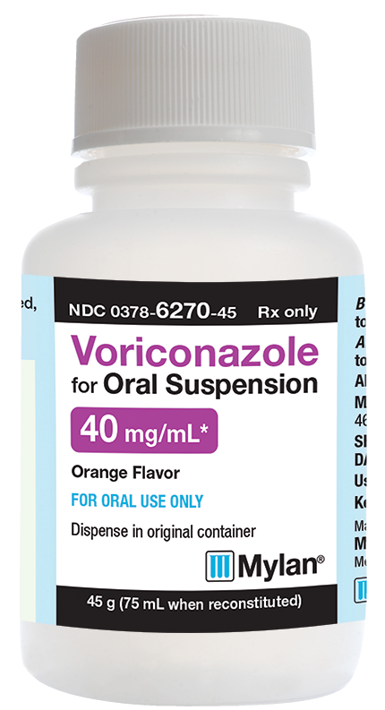 VORICONAZOLE for Oral Suspension 40 mg/mL