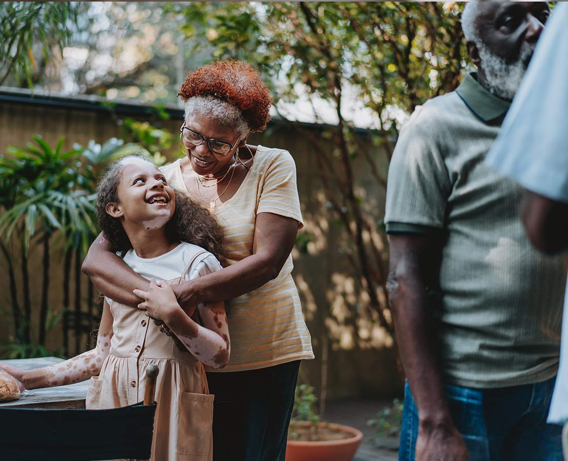 Young african american woman outside in the sun