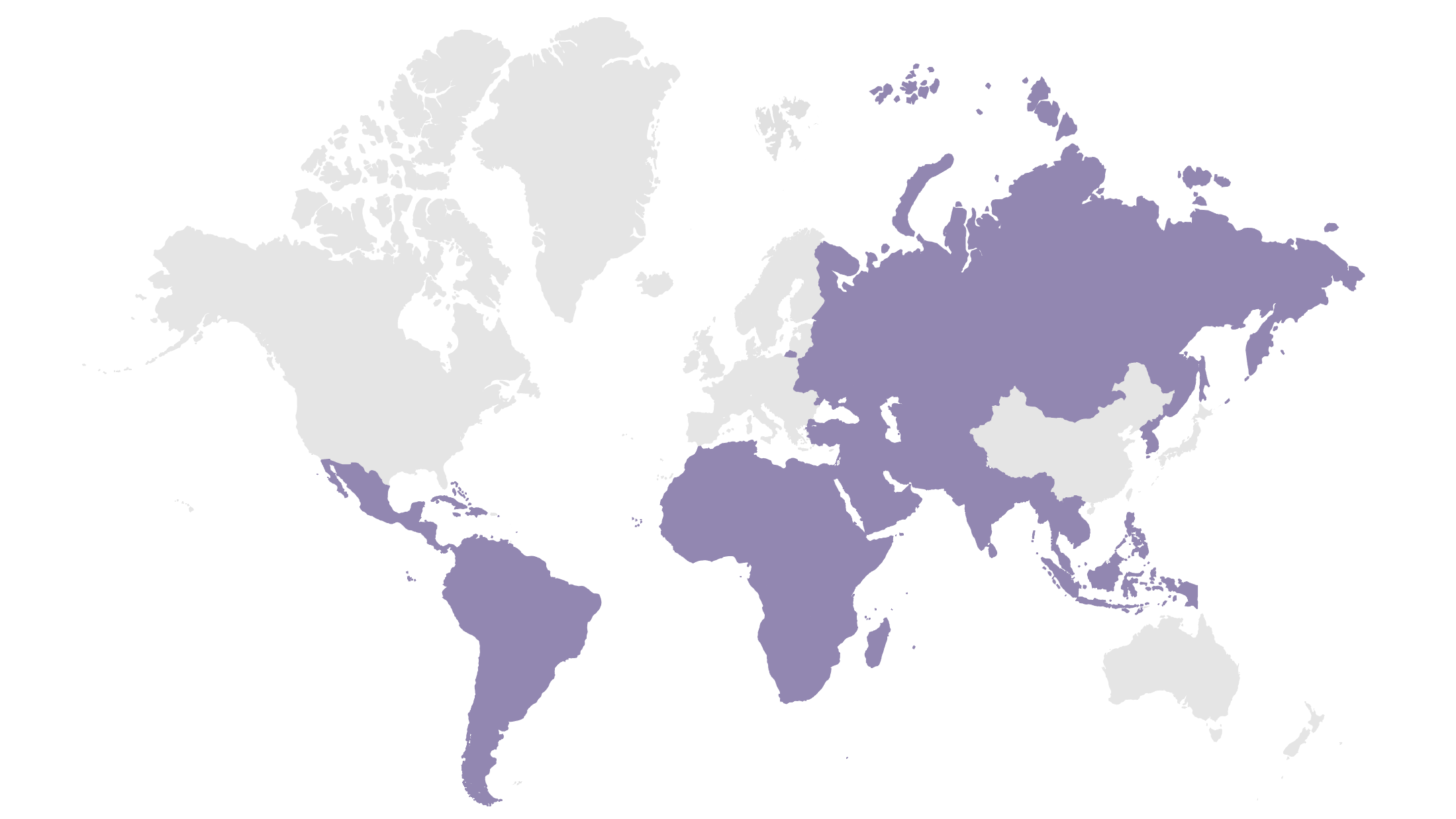 Map of Emerging Markets